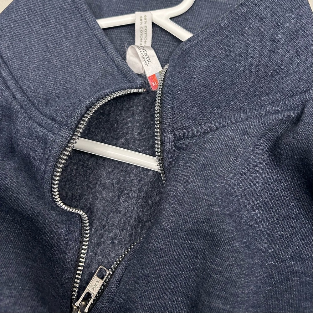 Authentic T-Shirt Company men’s sweatshirt, XL, blue/ gray - Picture 11 of 11